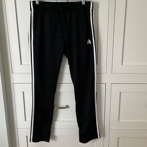 Adidas Black Multi Sport Pants with White Accents